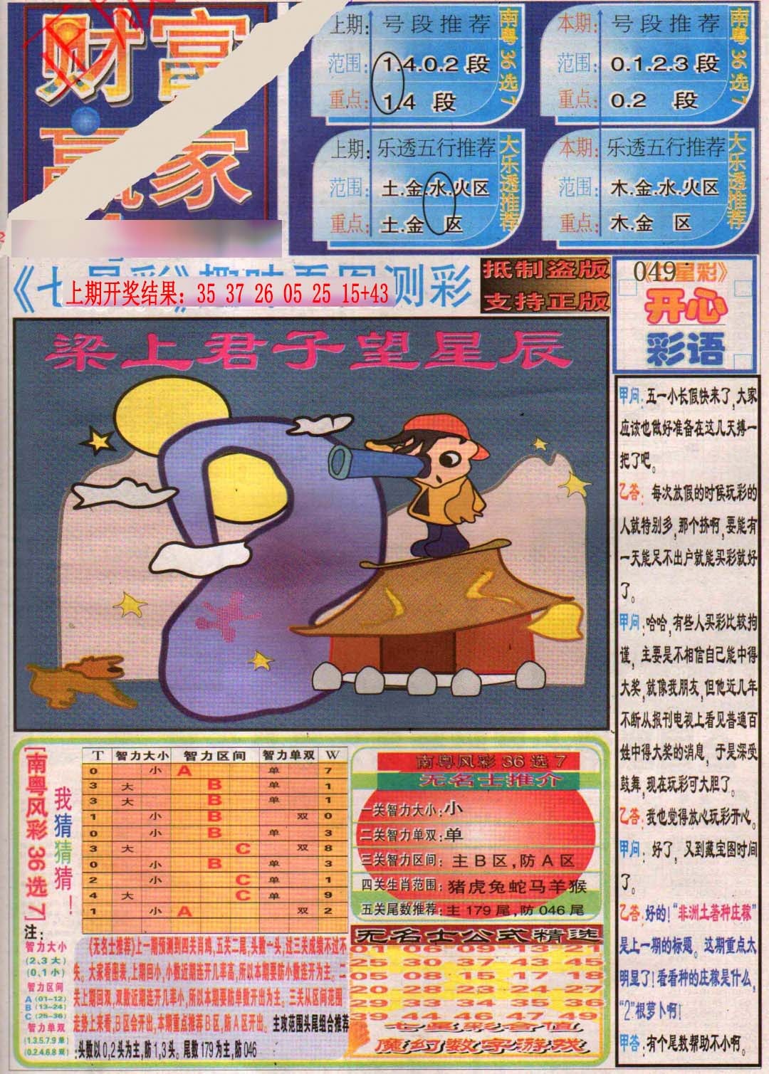 097期财富赢家（七星彩）[图]